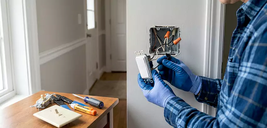 Motion Sensor Light Switch Replacement in Hixson