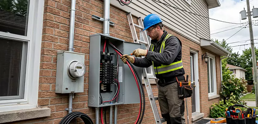 Outdoor Subpanel Installation in Hixson