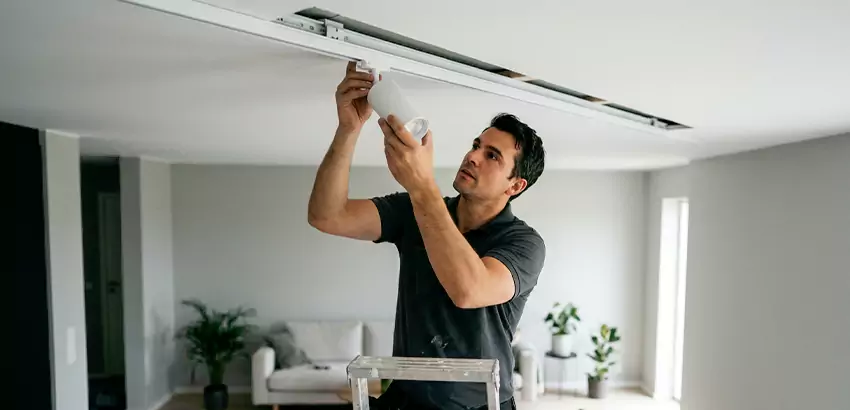 Recessed Track Lighting Installation in Hixson